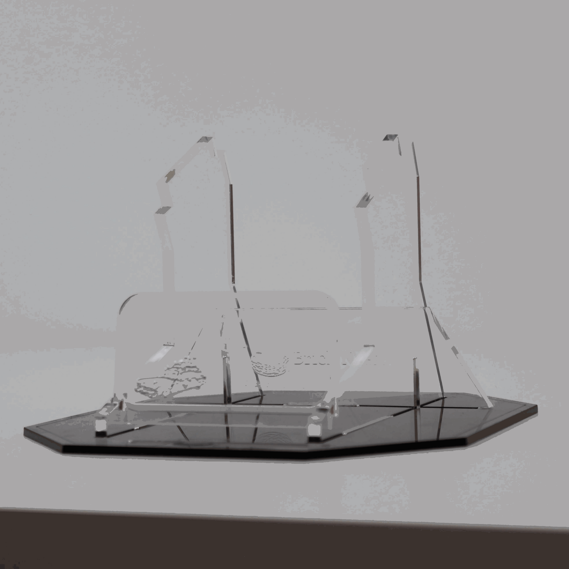 LEGO Ghostbusters Ecto-1 Acrylic Display Stand w/ Black Base (10274)