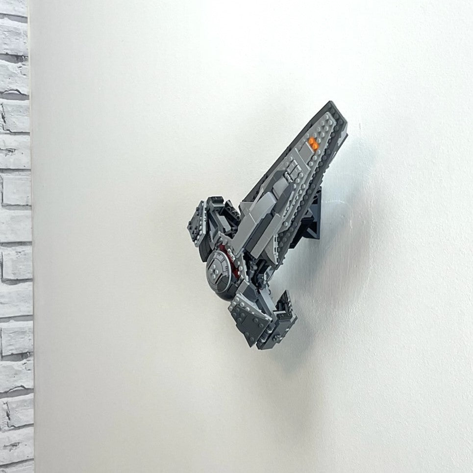 Diagonal Display of Lego Sith Infiltrator