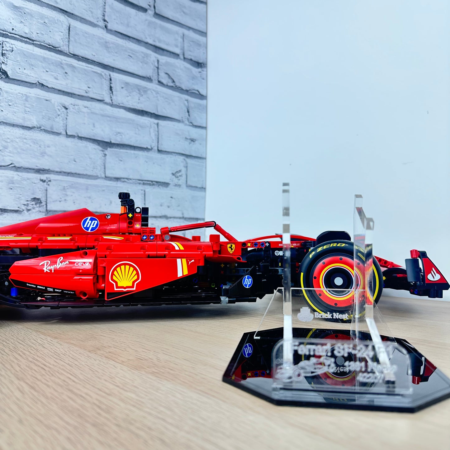 lego ferrari f1 display stand