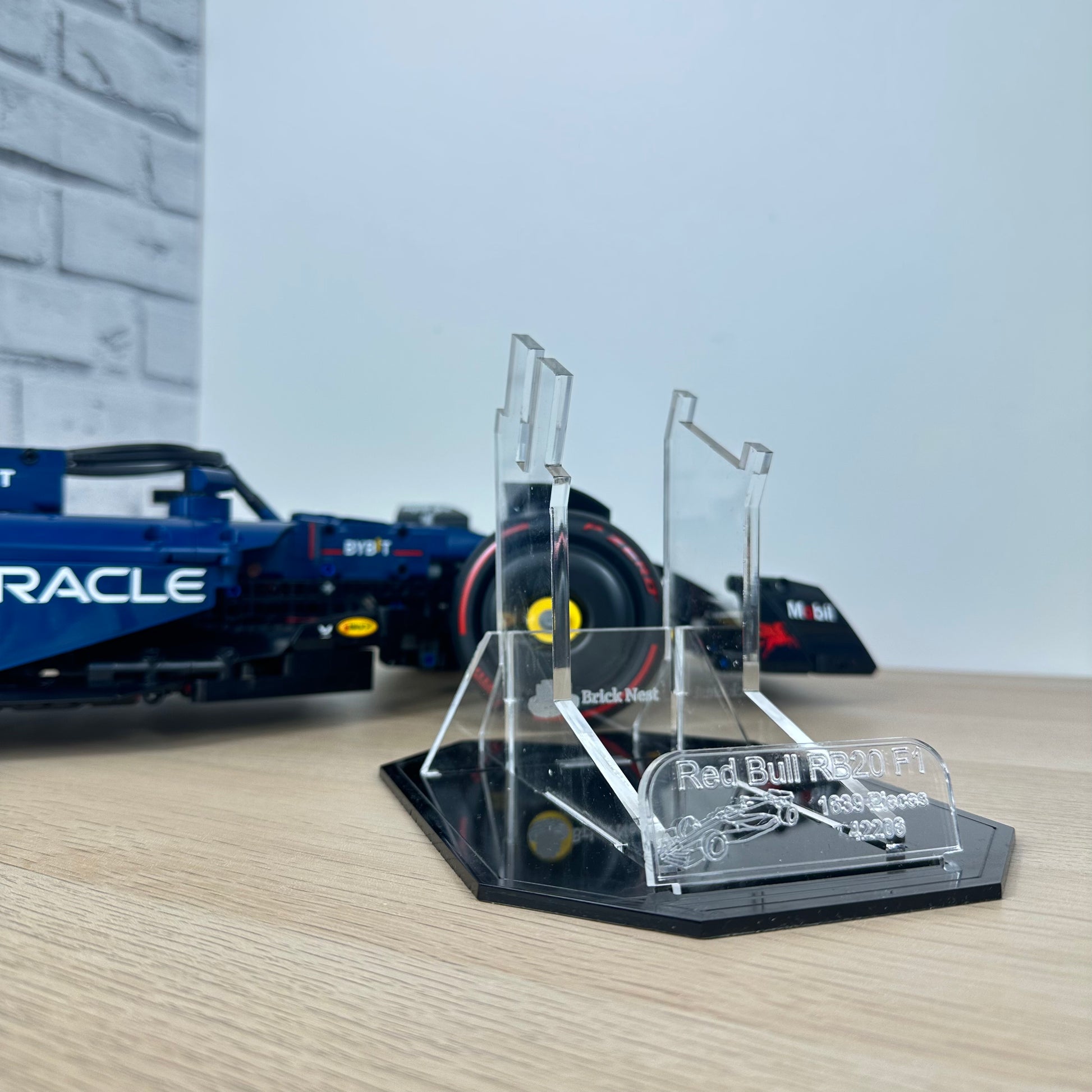 lego rb20 42206 acrylic display stand  perfect for collectors and LEGO enthusiasts.