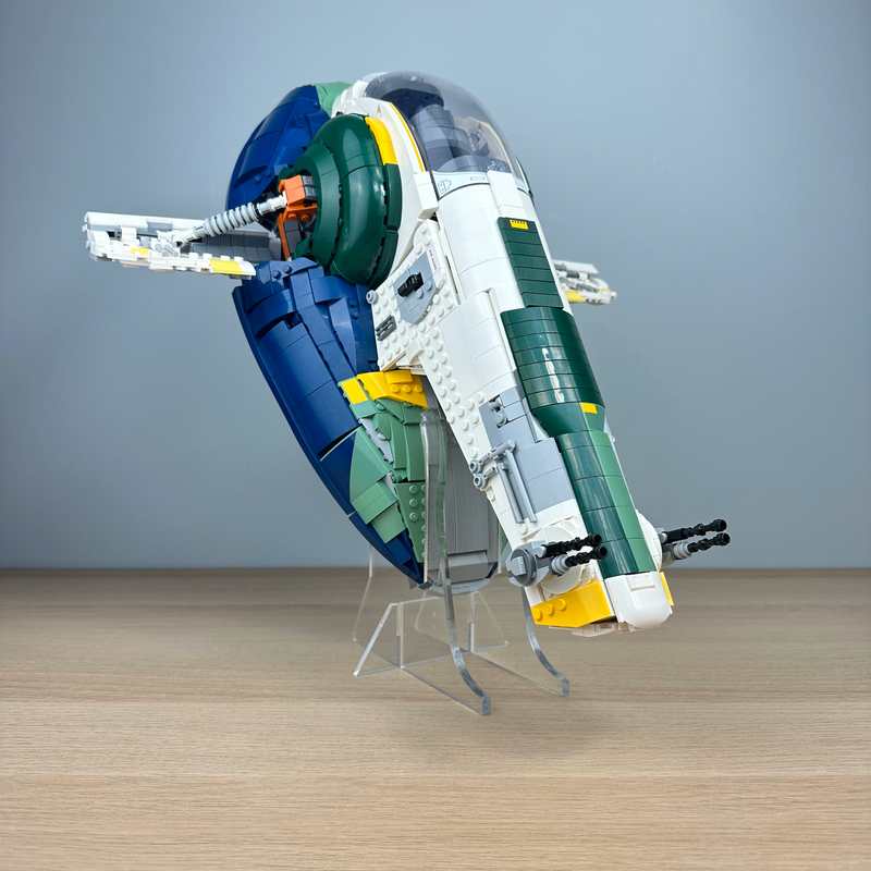 Acrylic Display Stand compatible with Lego Jango Fett's Starship (75409)
