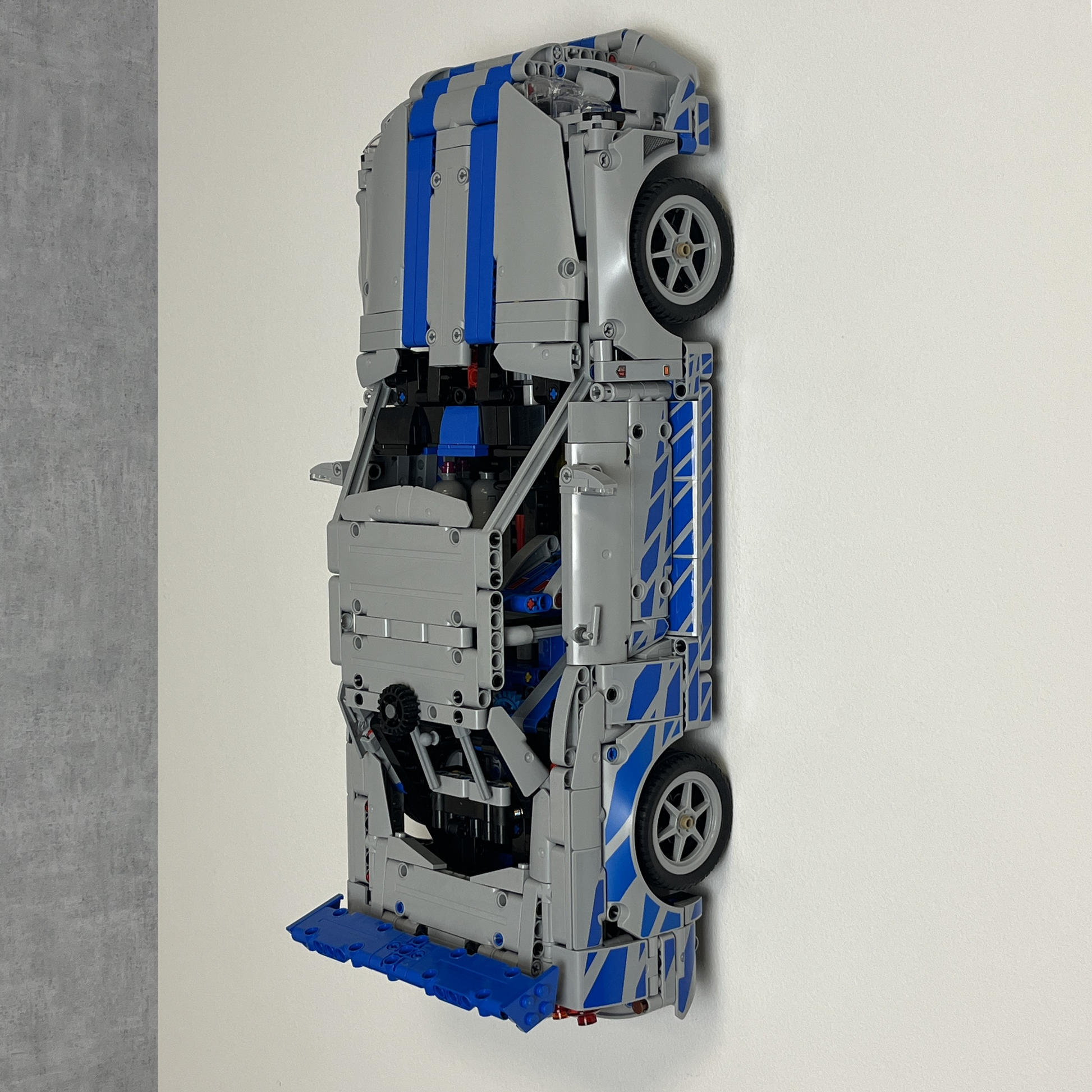Vertical Lego Nissan Skyline Wall Mount
