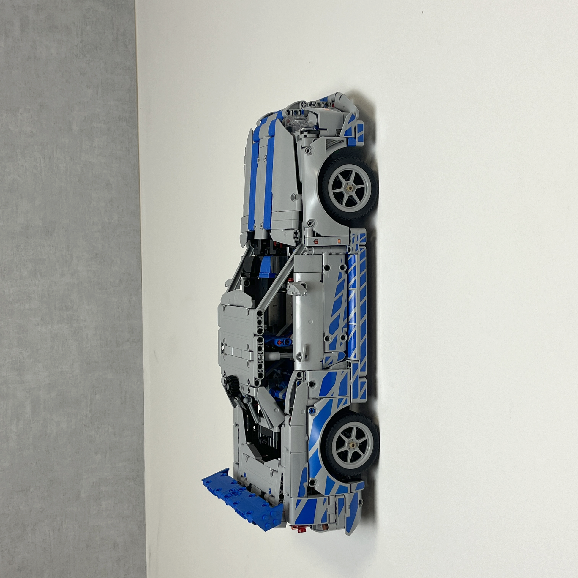 Vertical Lego Nissan Skyline Wall Display