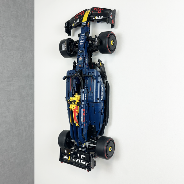 Vertical Wall display mount for Lego Red Bull F1 RB20 (42206)