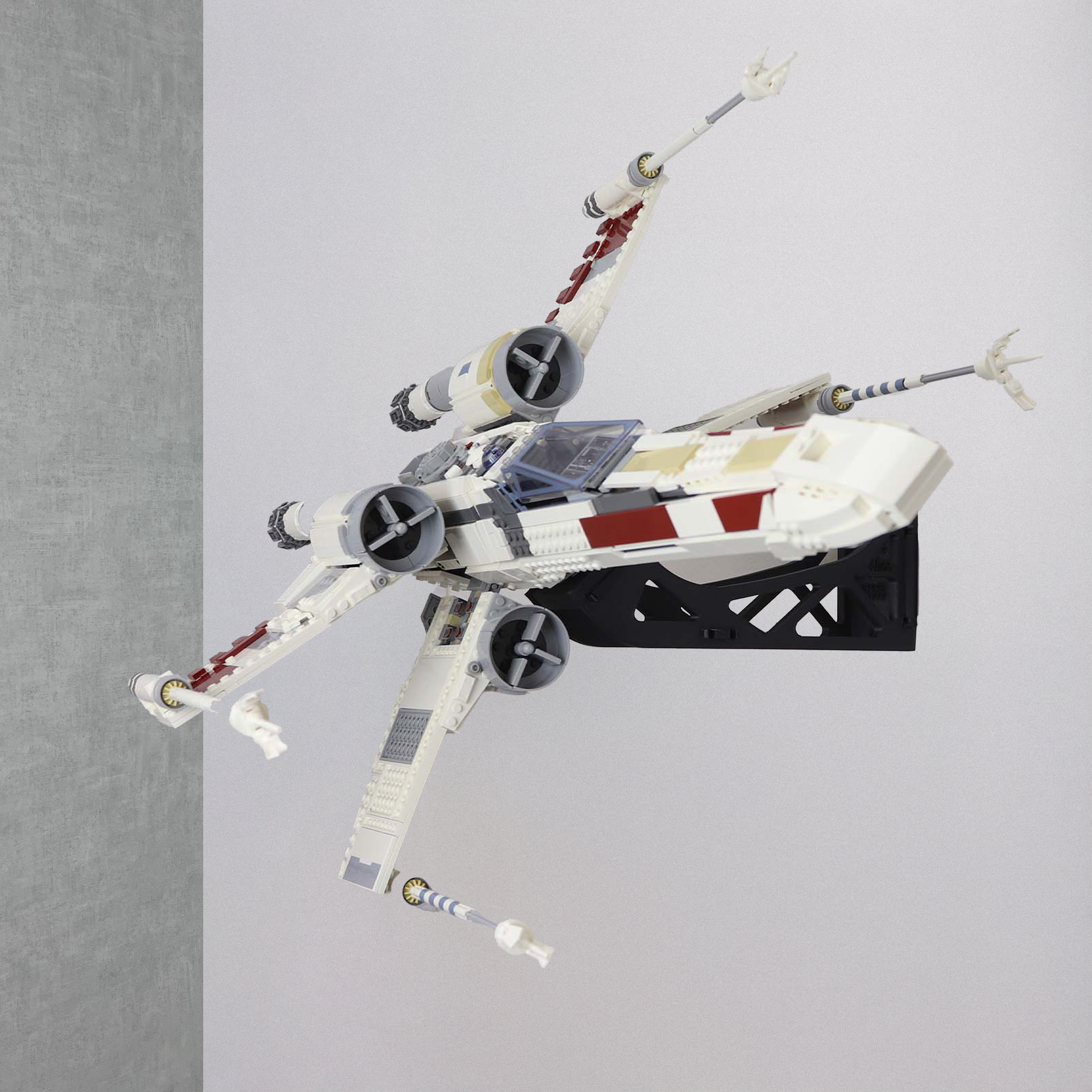 Wall Mounted Lego Display For UCS X-Wing