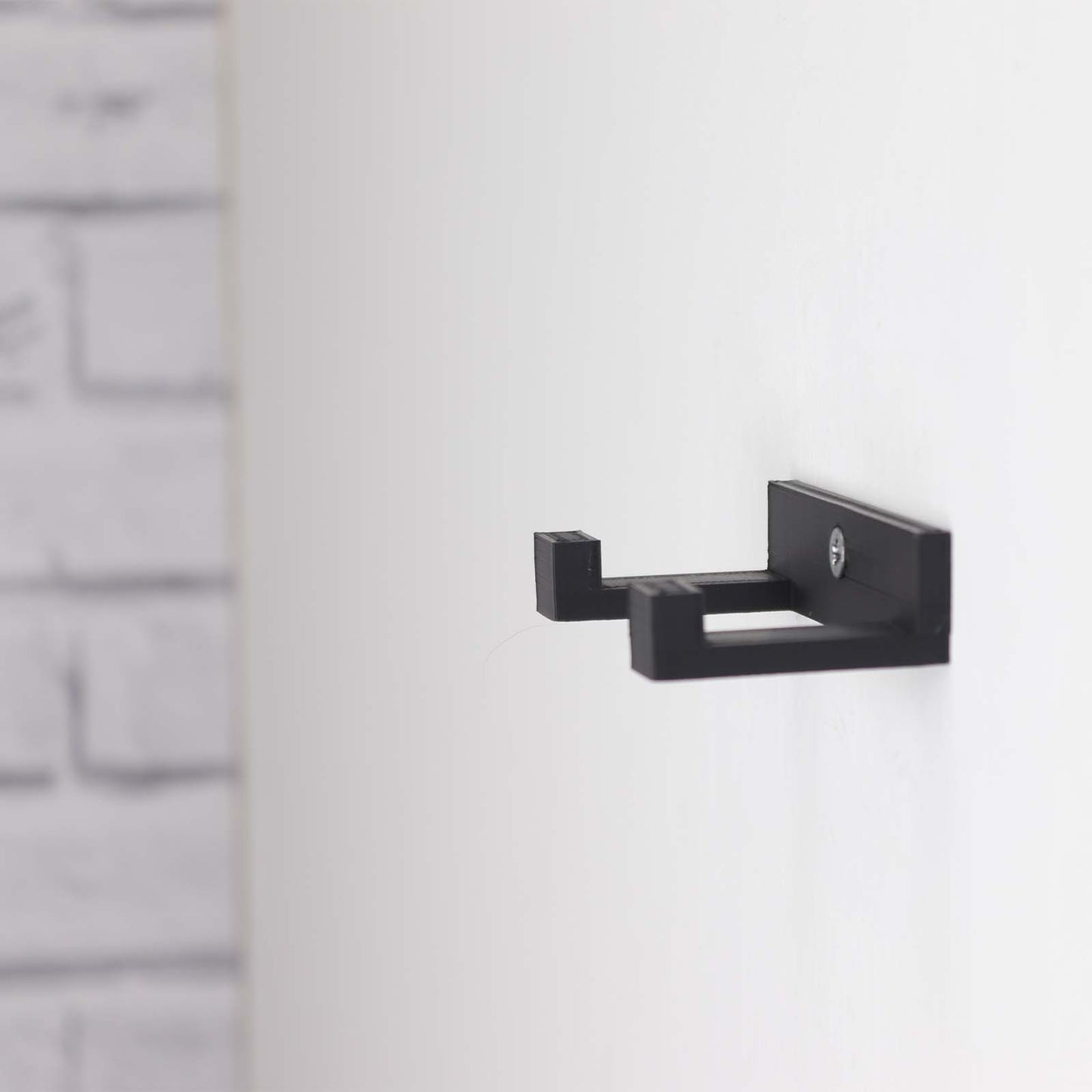 Vertical wall mount display stand holding LEGO® Lamborghini Huracán models 42161 and 42196, presenting the cars at an angled position on the wall for optimal display.