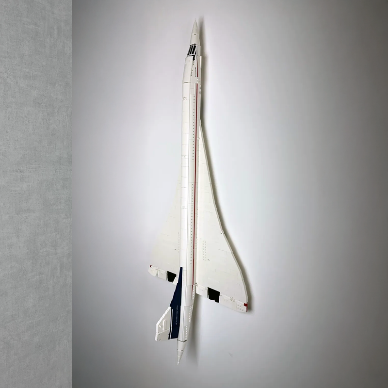 Vertical & Horizontal Wall Mount Display for LEGO® Concorde (10318)