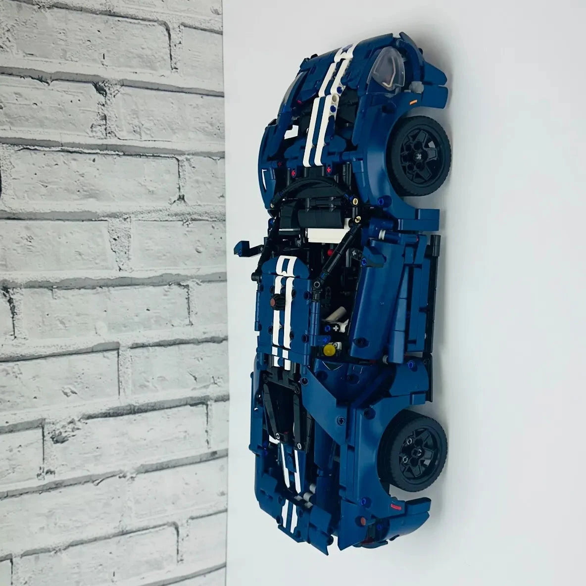 Wall mount display stand for lego  ford GT supercar car 42154 on wall home storage
