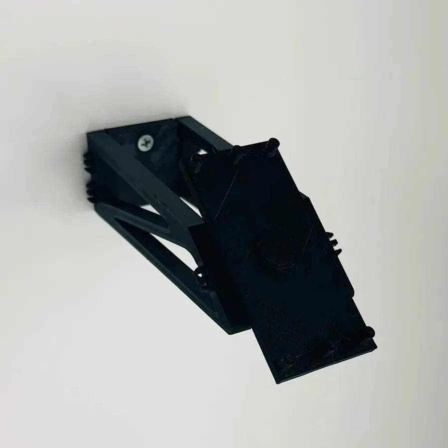 Wall mount display stand for lego Peugeot Le mans 9x8 42156 angled off wall home storage