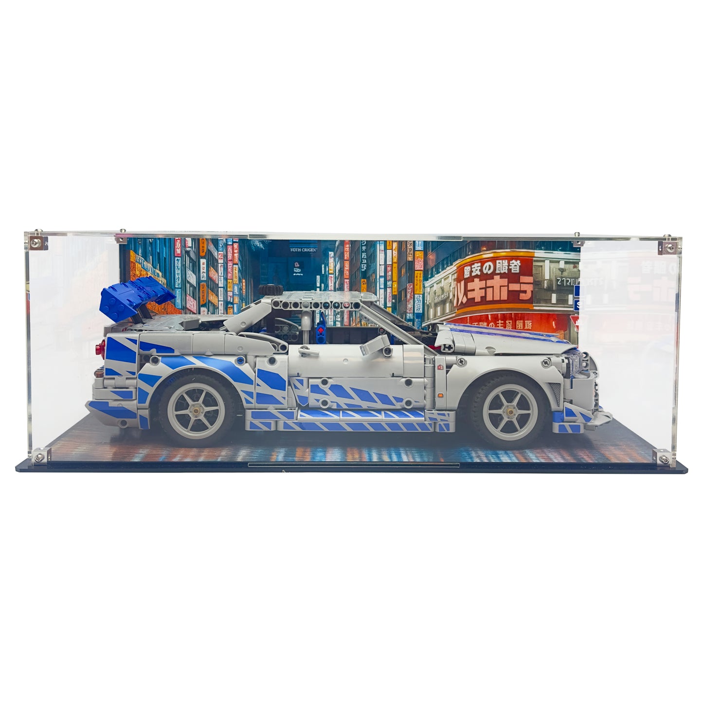 Acrylic Display Case for Lego Technic Nissan Skyline GT-R R34 42110