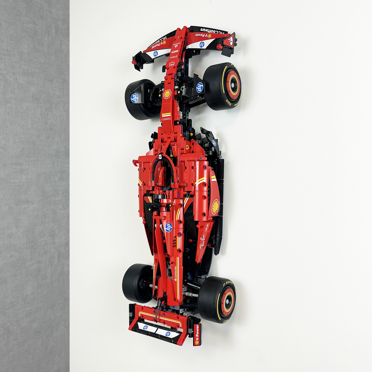 Lego Ferrari SF-24 Vertical Wall Mount Instructions (42207)