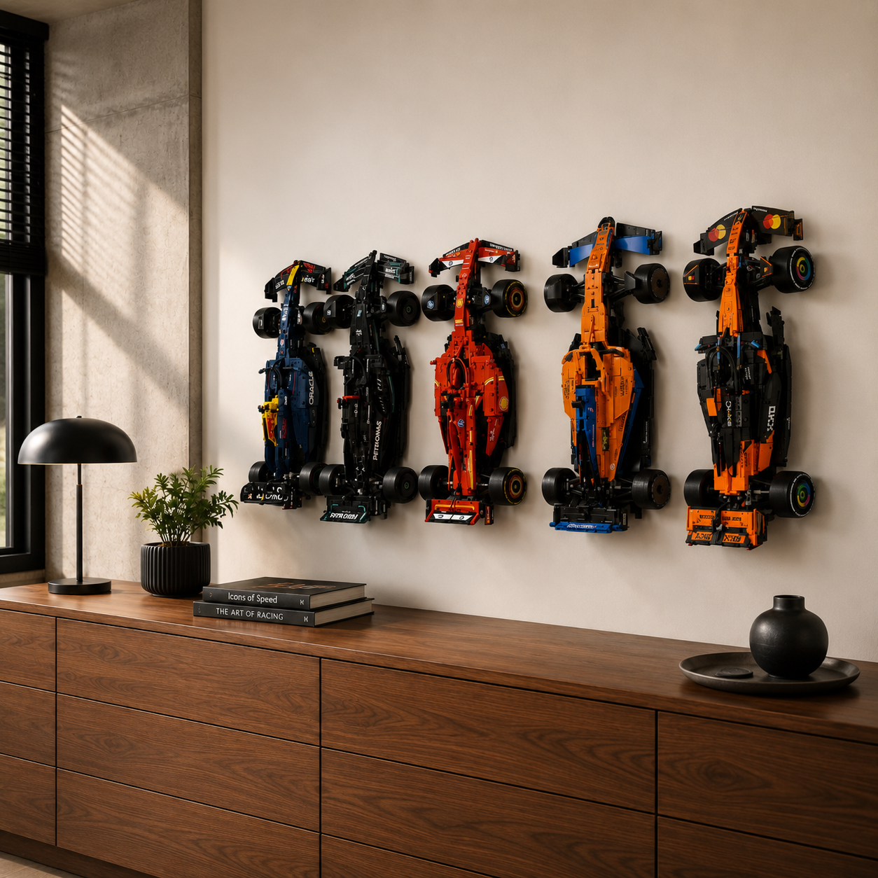 LEGO Formula One Wall Mounts