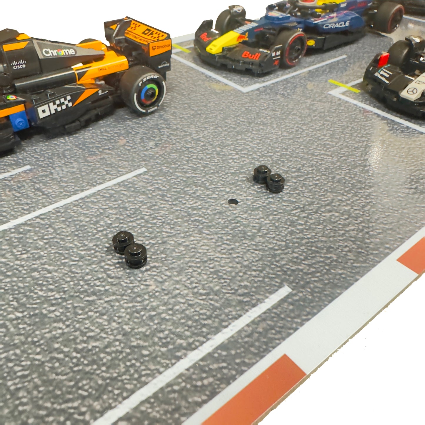 Brick Nest Acrylic Wall Display Mount For Lego F1 Speed Champions