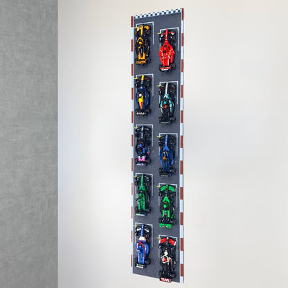 Brick Nest Acrylic Wall Display Mount For Lego F1 Speed Champions