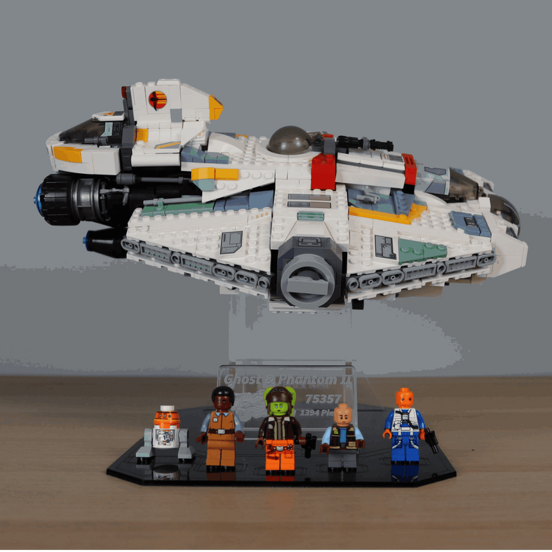 Acrylic Display Stand for The Ghost and Phantom II with Black Base