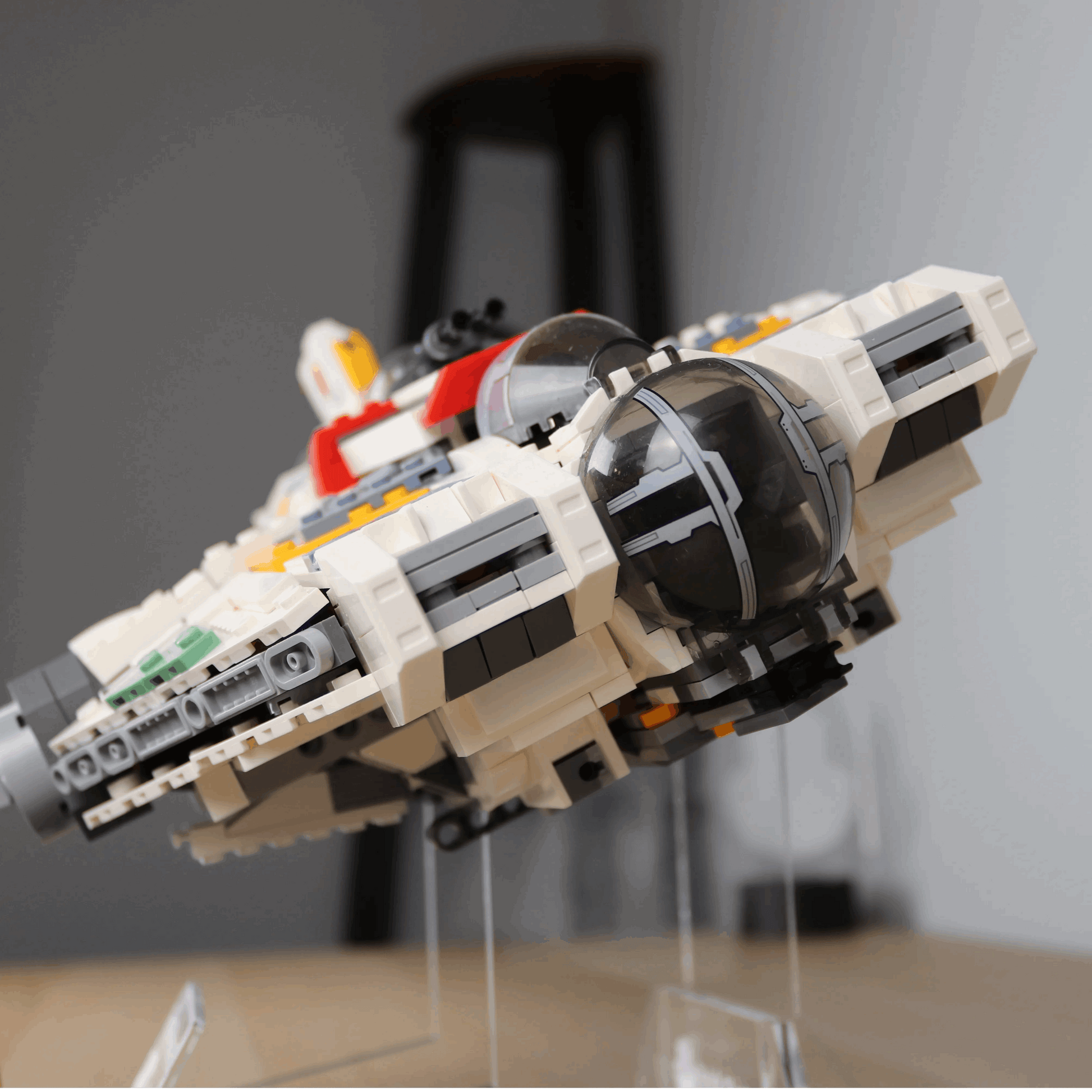 Acrylic Display Stand for The Ghost and Phantom II with Black Base