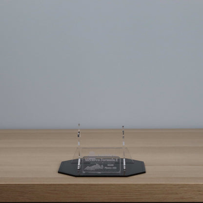 Acrylic display stand for lego mclaren formula e 42169 mount clear 