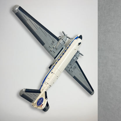 LEGO PAN AM Airliner 11378 vertical wall mount display