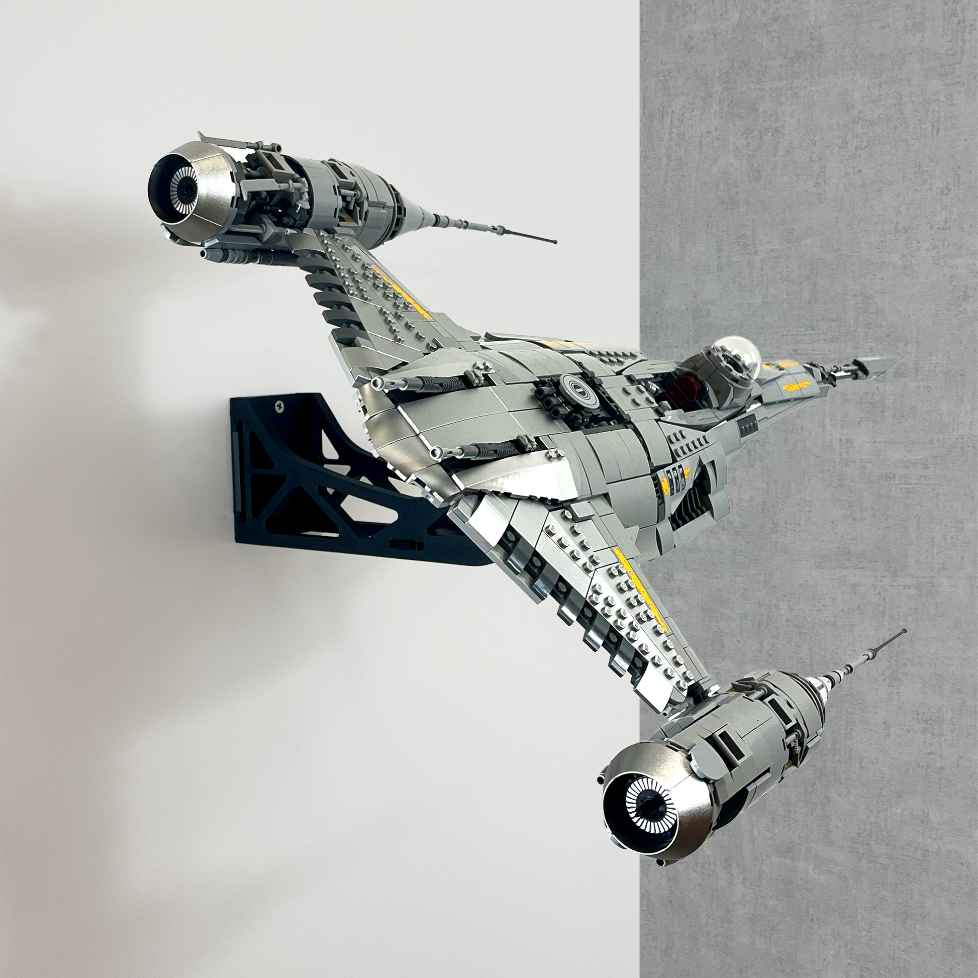 LEGO Mandalorian N-1 Starfighter 75442 wall mount display