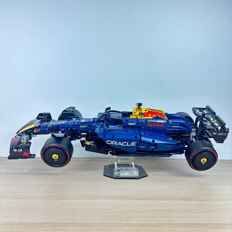 LEGO Red Bull F1 RB20 Acrylic Display Stand w/ Black Base (42206)