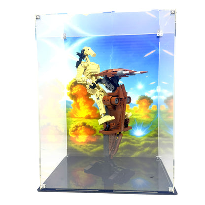 Acrylic Display Case for LEGO Battle Droid with STAP 75428