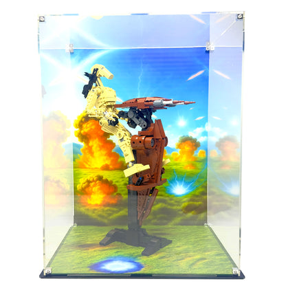 Acrylic Display Case for LEGO Battle Droid with STAP 75428