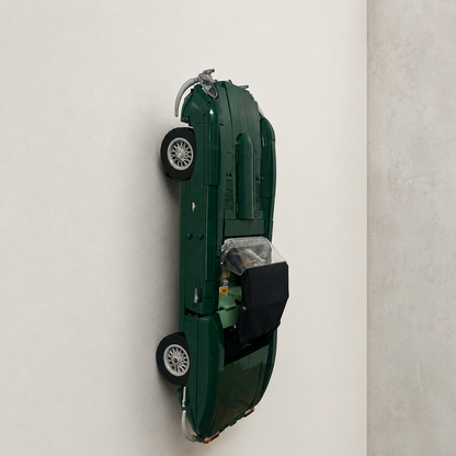 Vertical Wall Mount Compatible with LEGO Icons Jaguar E-Type 11381