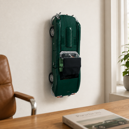 Vertical Wall Mount Compatible with LEGO Icons Jaguar E-Type 11381