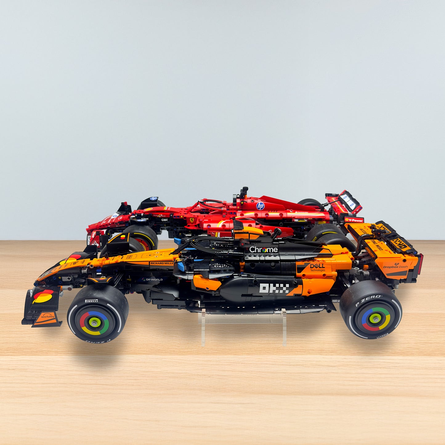Acrylic Display Risers for LEGO F1 Sets