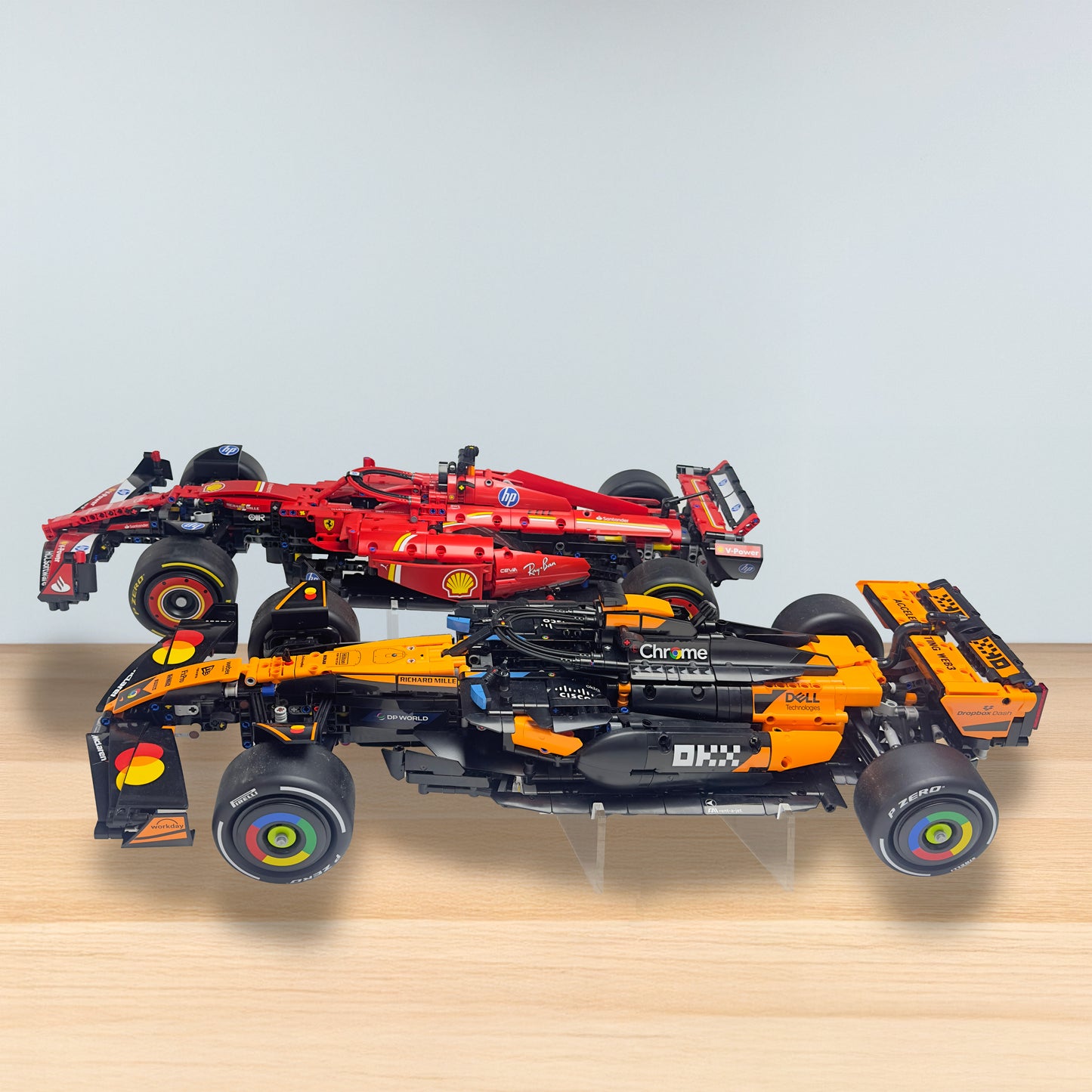 Acrylic Display Risers for LEGO F1 Sets
