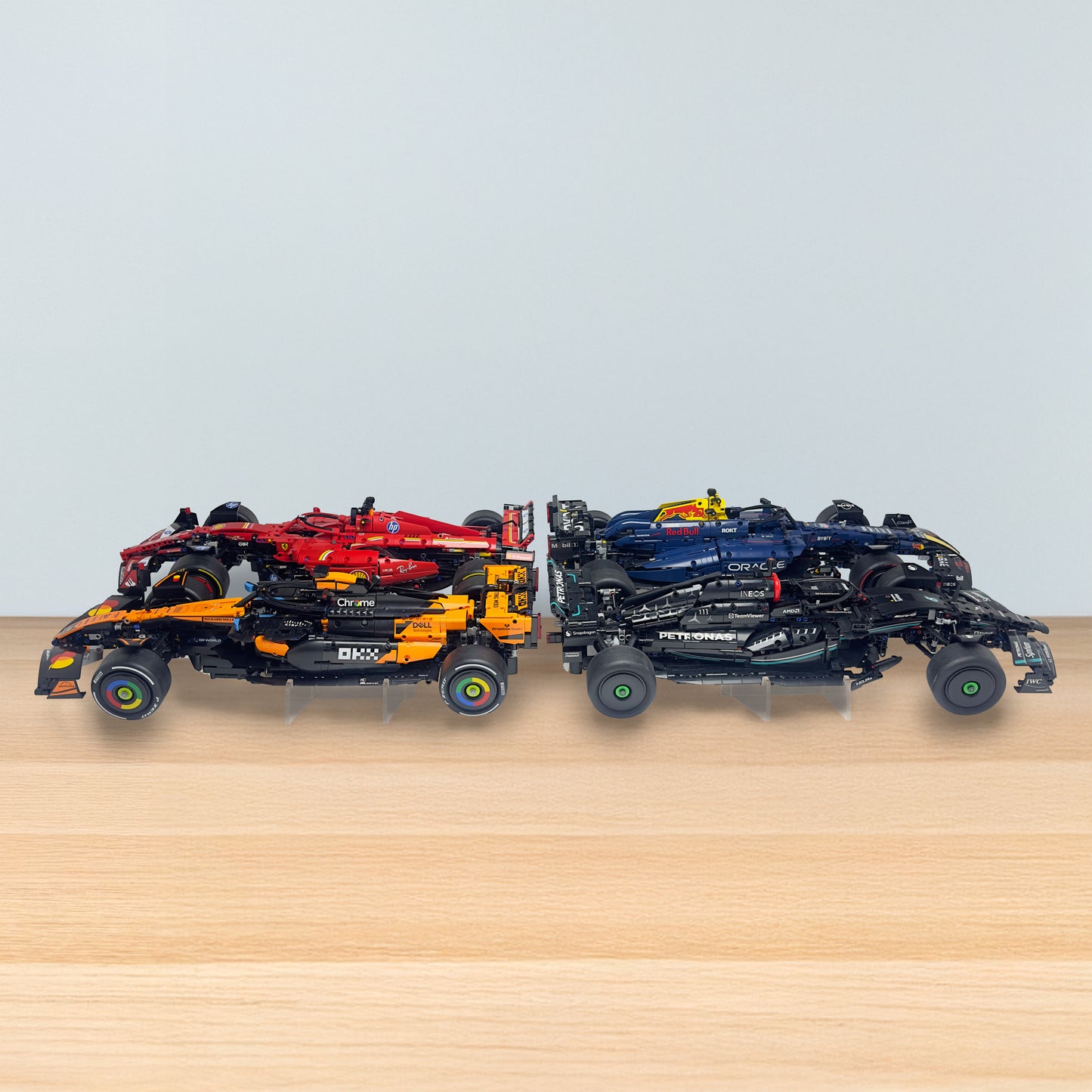 Acrylic Display Risers for LEGO F1 Sets