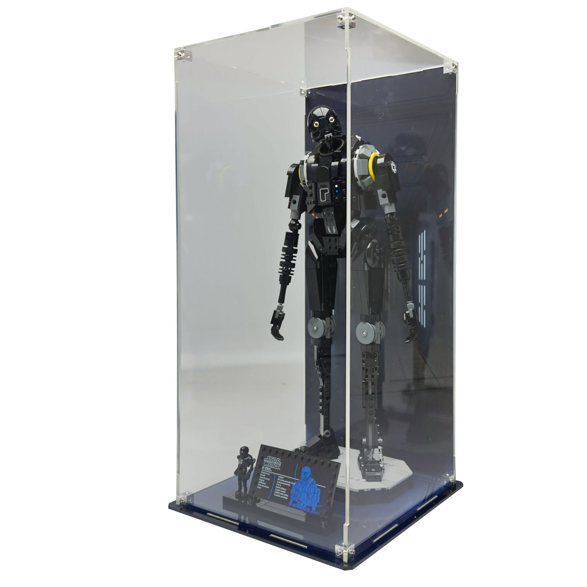 Bricknest premium display case for LEGO K-2SO 75434 Star Wars droid