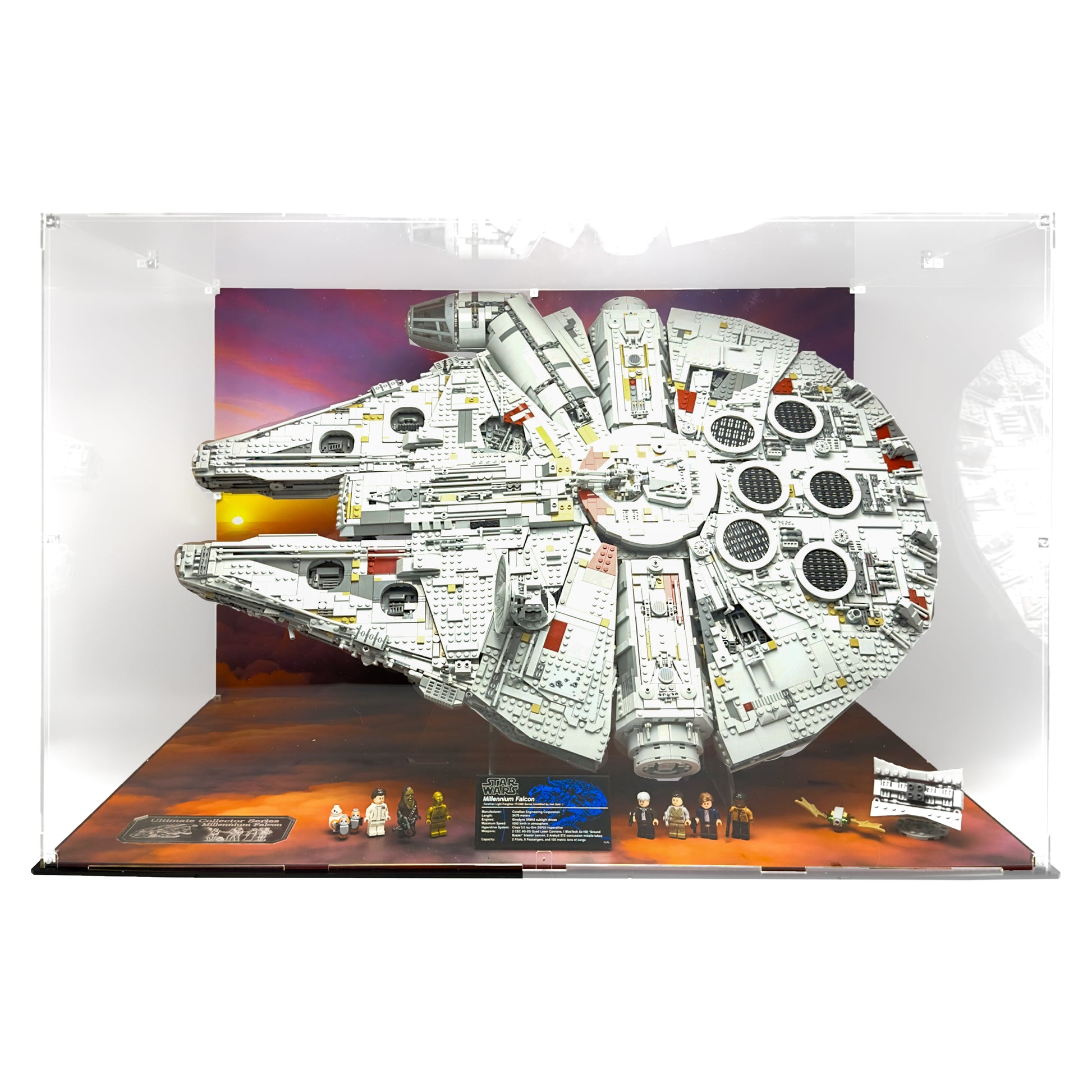 Bricknest LEGO Millennium Falcon protective display case