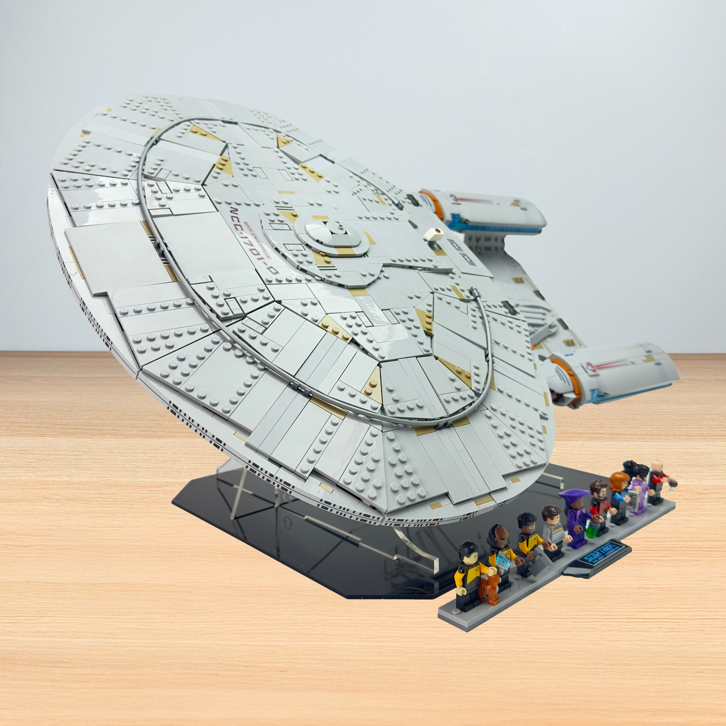 Acrylic Display Stand for LEGO Star Trek USS Enterprise 10356