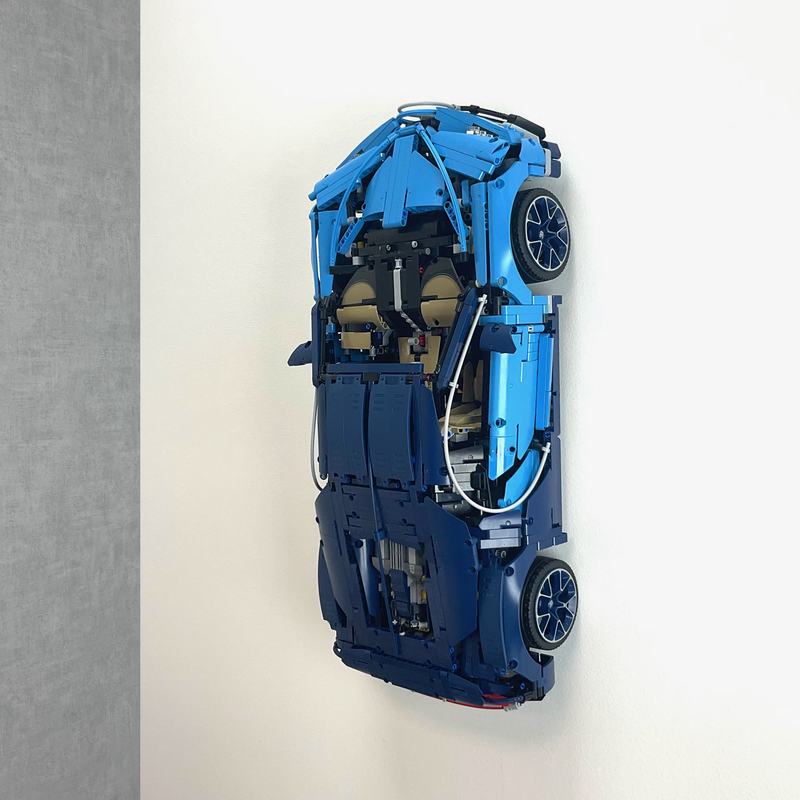 Vertical Wall Mount for LEGO® Bugatti Chiron 42083 Display Stand