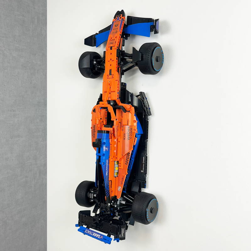 Wall Display Mount for LEGO® Technic Mclaren F1 Car 42141 Vertical or Horizontal
