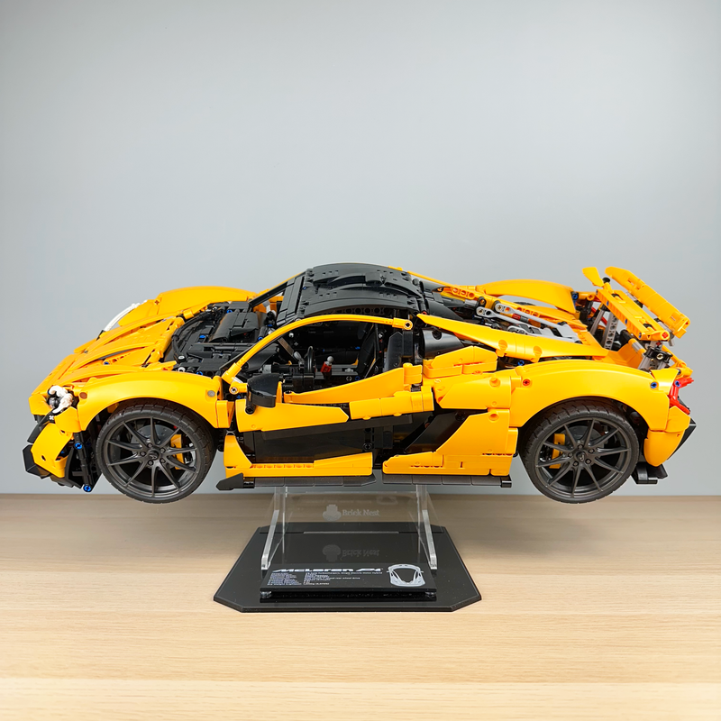 Acrylic Display Stand for LEGO® McLaren P1 with Black Base (42172)