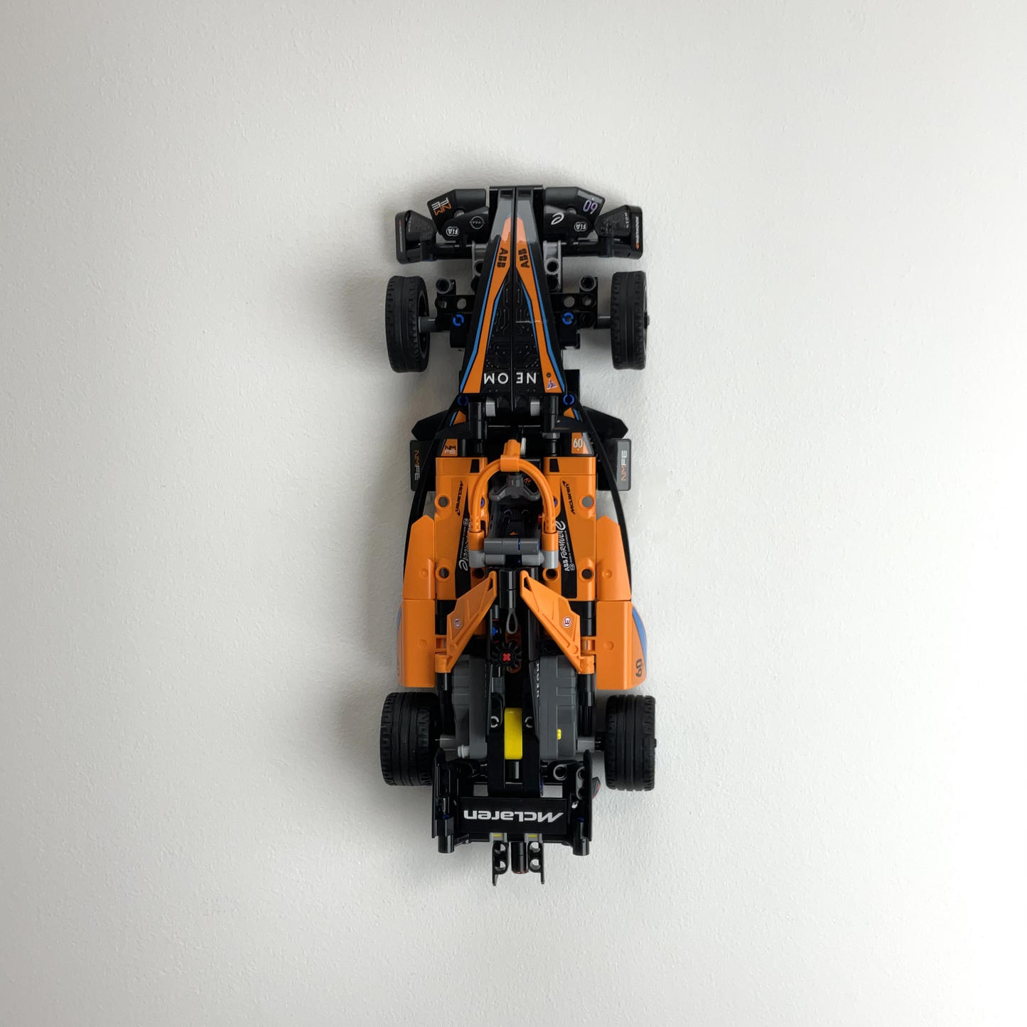 Vertical Wall Mount Display for LEGO® McLaren Formula E (42169)