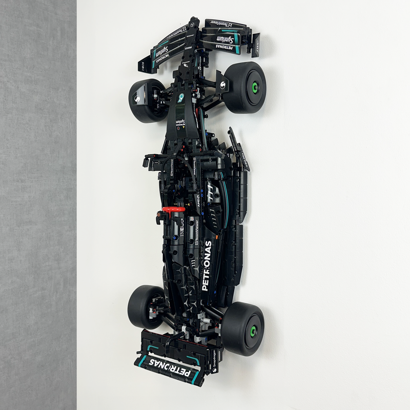 Vertical Wall Display Mount for LEGO® Technic Mercedes F1 Car 42171