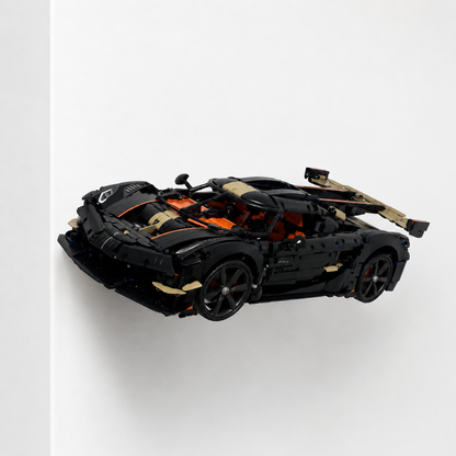Angled wall mount for LEGO Technic Koenigsegg Sadair’s Spear 42232
