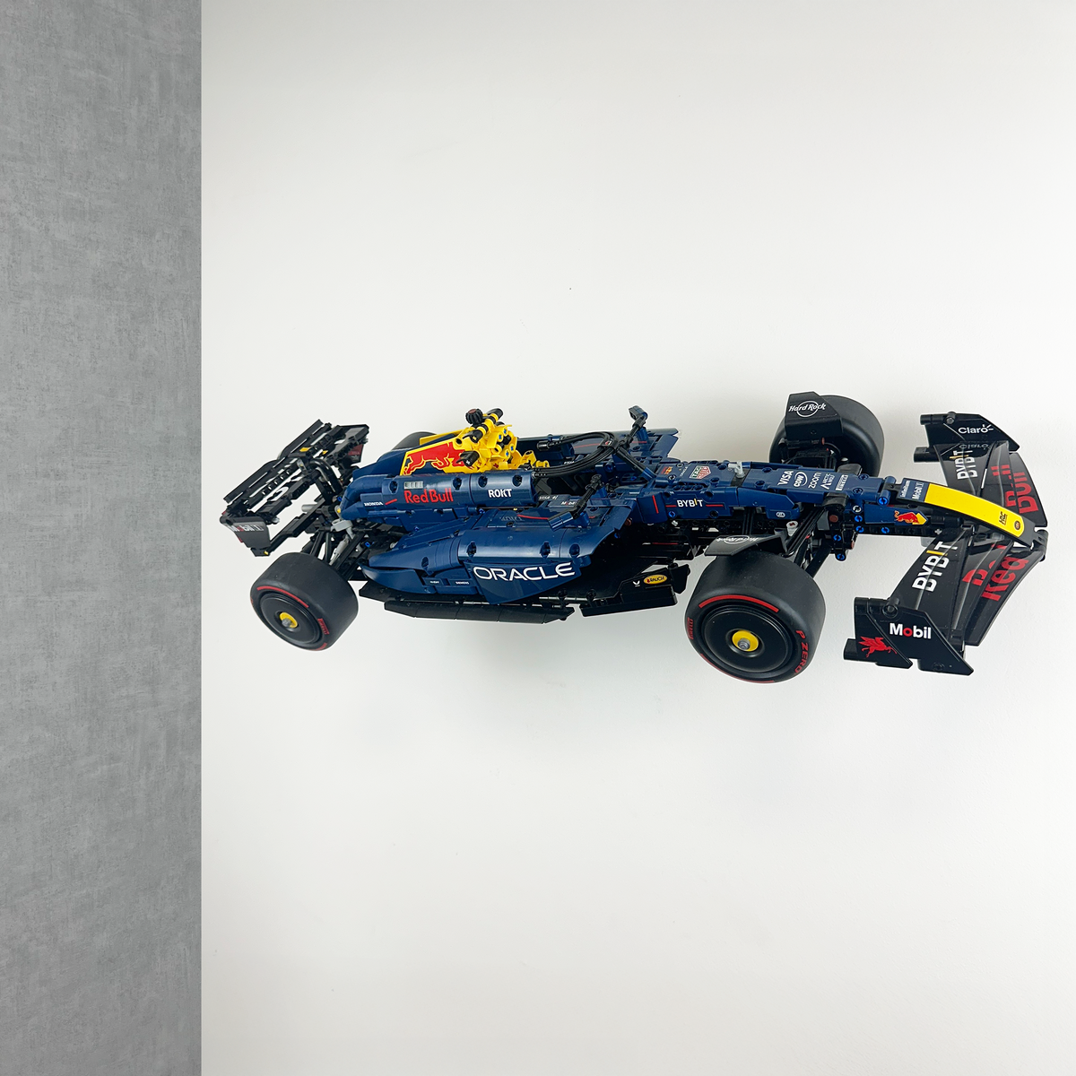 Wall display stand for LEGO Red Bull RB20 42206  