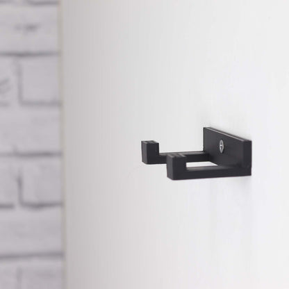Vertical wall mount display stand holding LEGO® Lamborghini Huracán models 42161 and 42196, presenting the cars at an angled position on the wall for optimal display.
