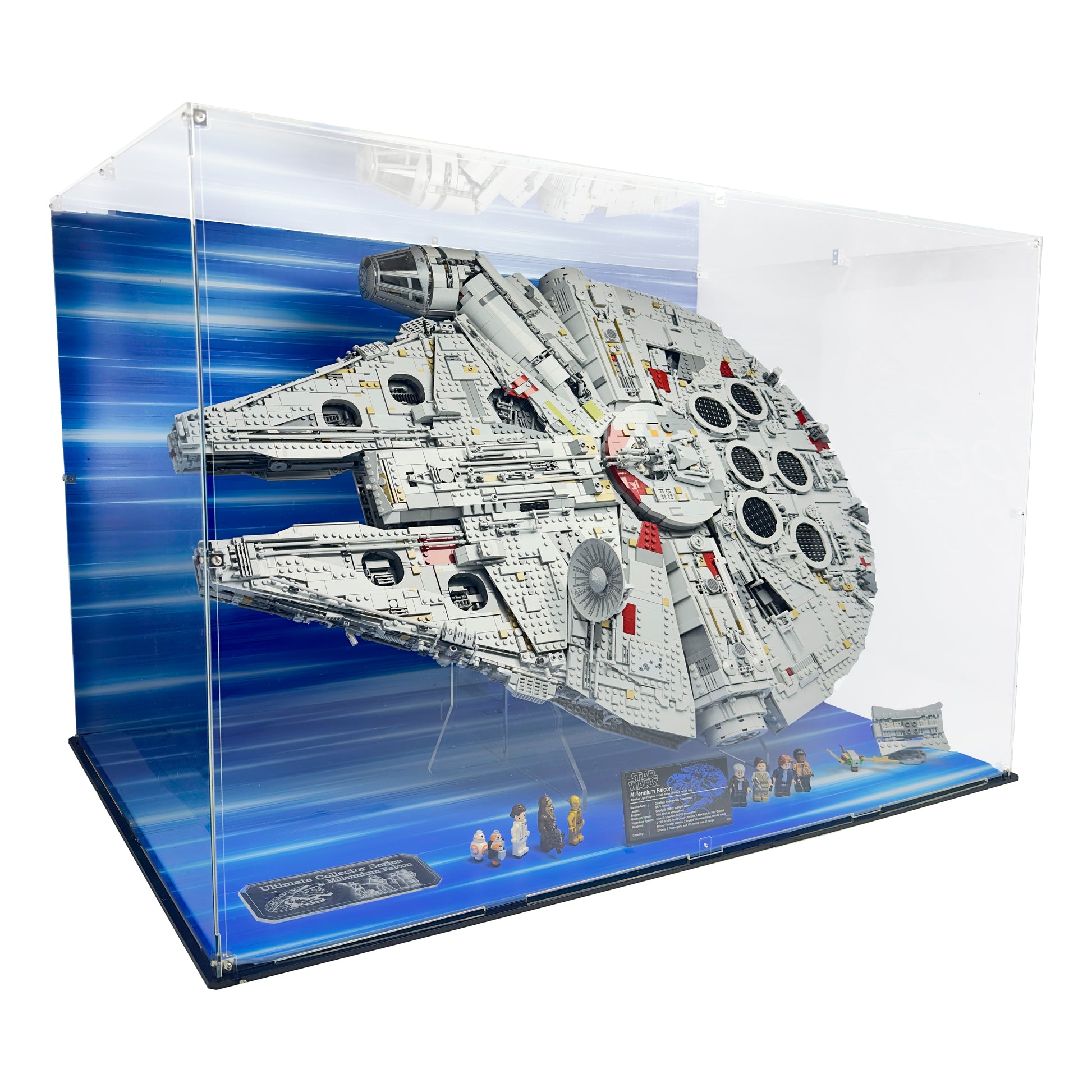 Bricknest LEGO Millennium Falcon HyperSpace Display Case
