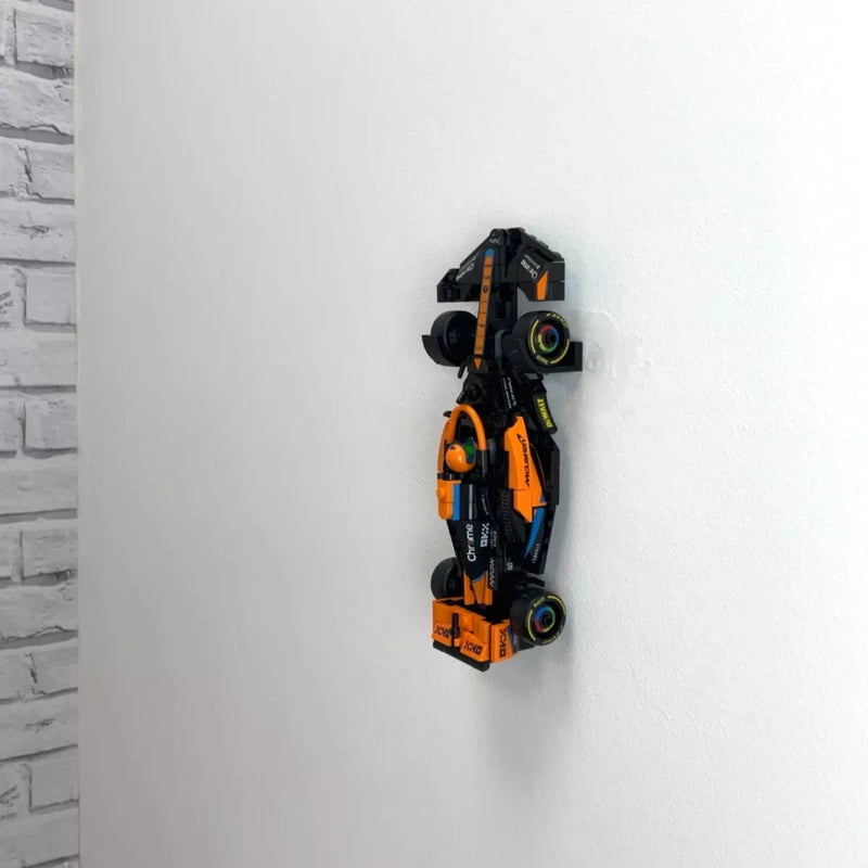 Vertical Wall Display Mount for LEGO® McLaren Speed Chaser F1 76919