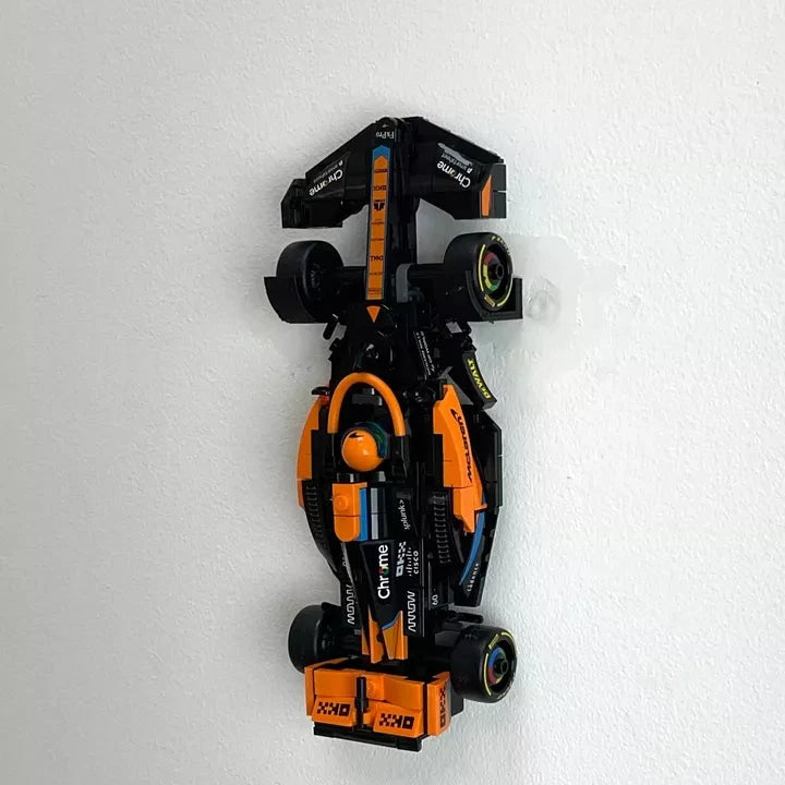 Vertical Wall Display Mount for LEGO® McLaren Speed Chaser F1 76919
