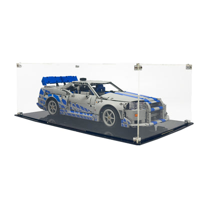 Acrylic Display Case for Lego Technic Nissan Skyline GT-R R34 42110
