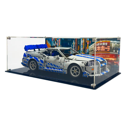 Acrylic Display Case for Lego Technic Nissan Skyline GT-R R34 42110
