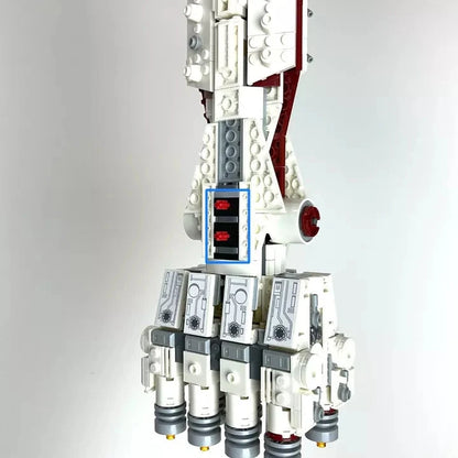 Vertical Wall Display Mount for LEGO® Tantive IV 75376
